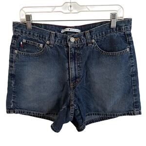 Vintage Tommy Hilfiger High Rise Ditto Denim Jorts Shorts 12 Women’s Blue